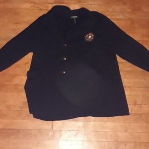 Ralph lauren button down sweater